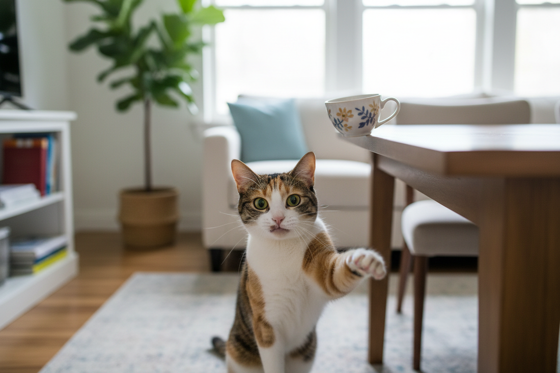Why Does My Cat Knock Things Off on Purpose?