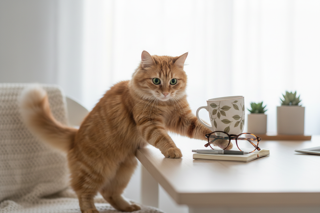 Why Does My Cat Knock Things Off the Table?