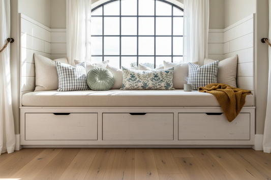 How to Build a Window Seat with Storage