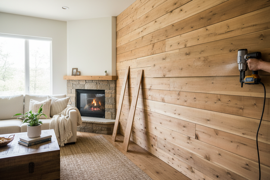 How to Create an Accent Wall with Wood