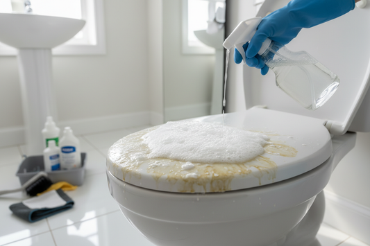 How to Remove Yellow Stains from Toilet Seat